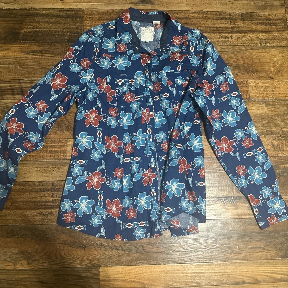 Floral Button-Up Shirt